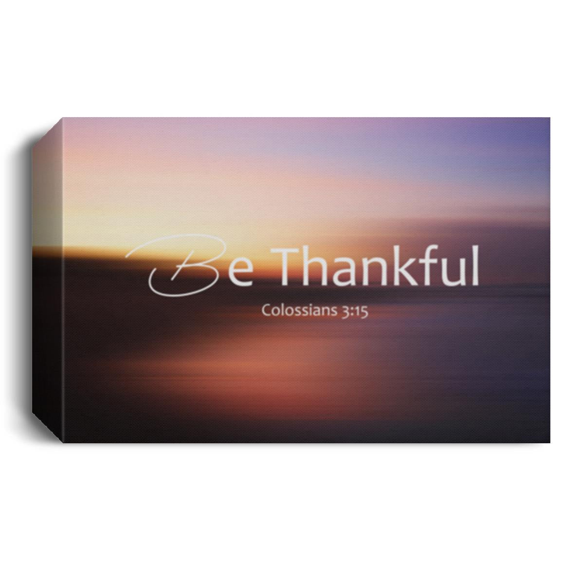 Colossians 3:15 - Deluxe Landscape Canvas 1.5in Frame