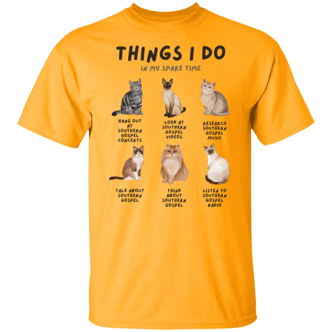 Southern Gospel - Things I Do In My Spare Time T-Shirt