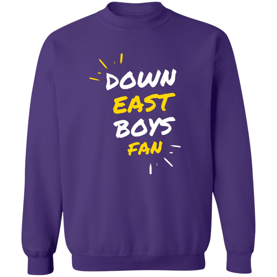 Down East Boys Fan Crewneck Pullover Sweatshirt