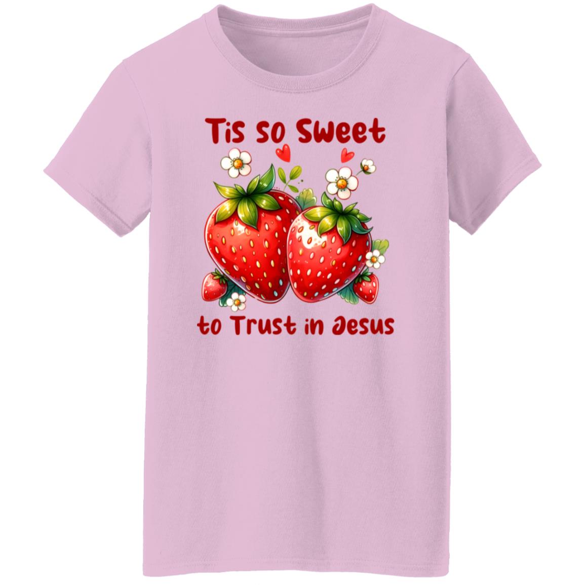 Tis So Sweet To Trust In Jesus - Ladies' T-Shirt