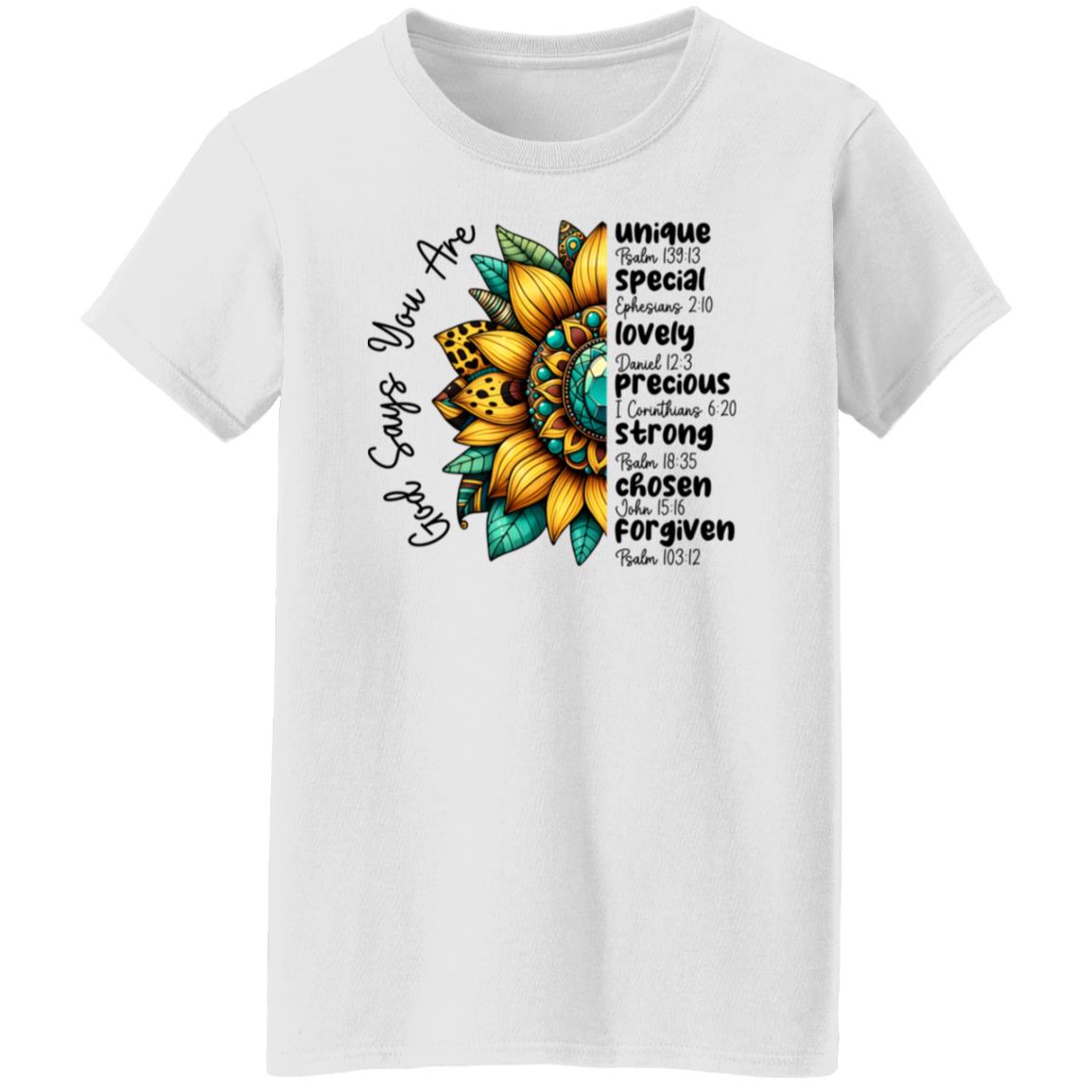 God Says You Are - Ladies' T-Shirt