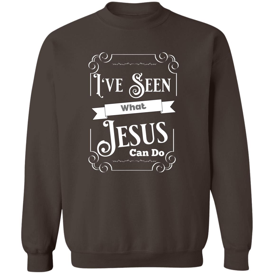 I've Seen What Jesus Can Do Crewneck Pullover Sweatshirt