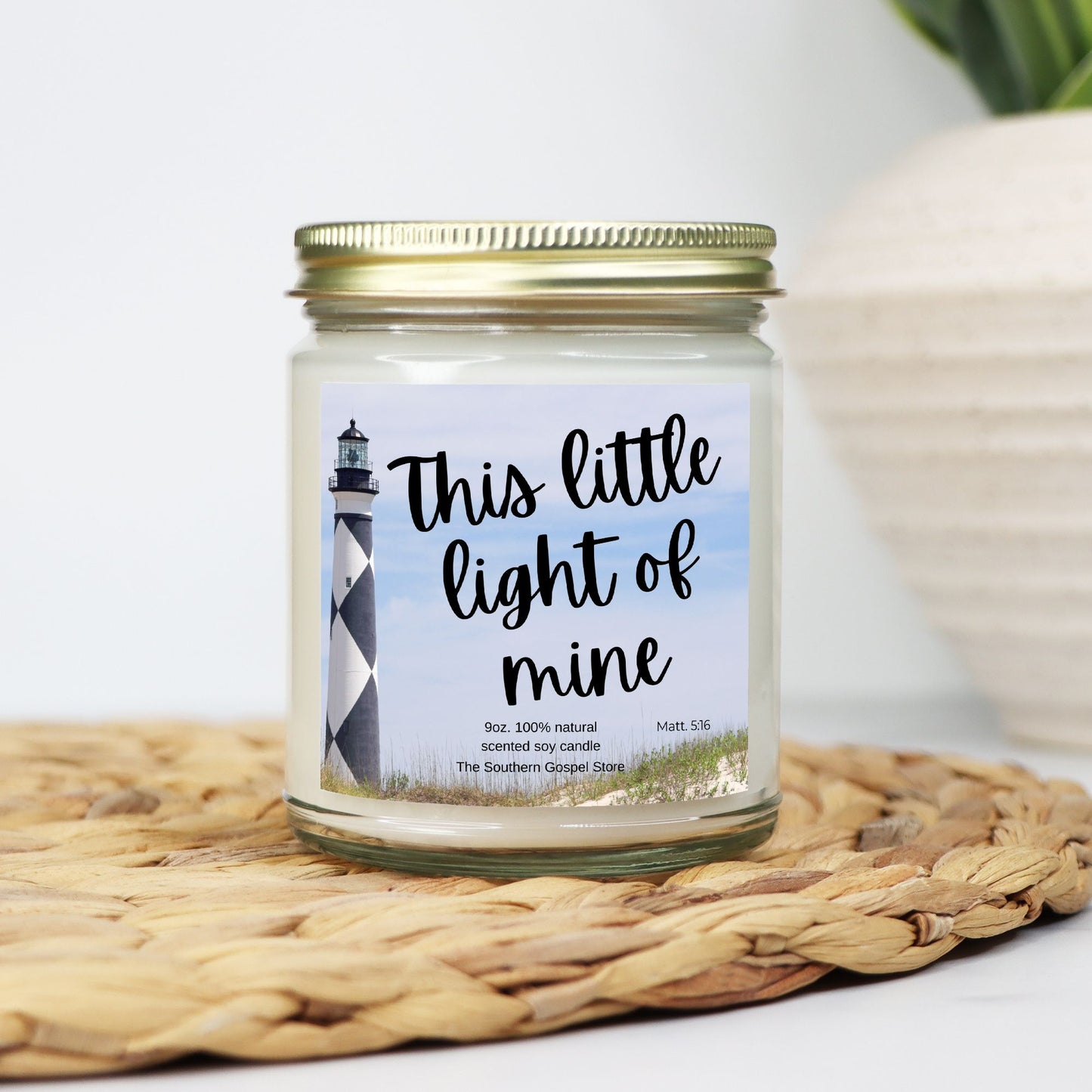 This Little Light Of Mine Candle Clear Jar - 9oz