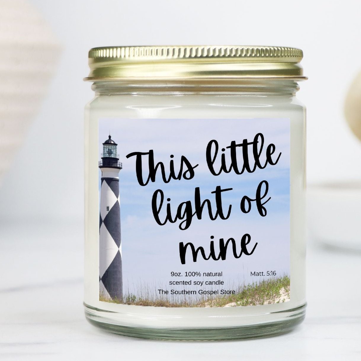 This Little Light Of Mine Candle Clear Jar - 9oz