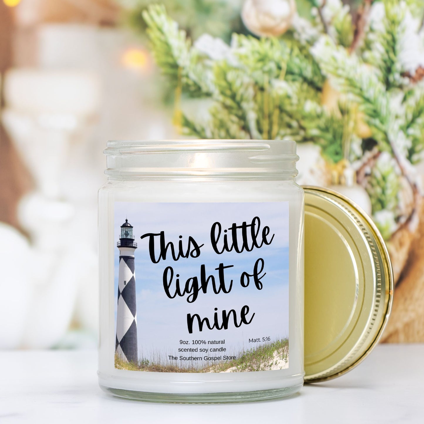 This Little Light Of Mine Candle Clear Jar - 9oz