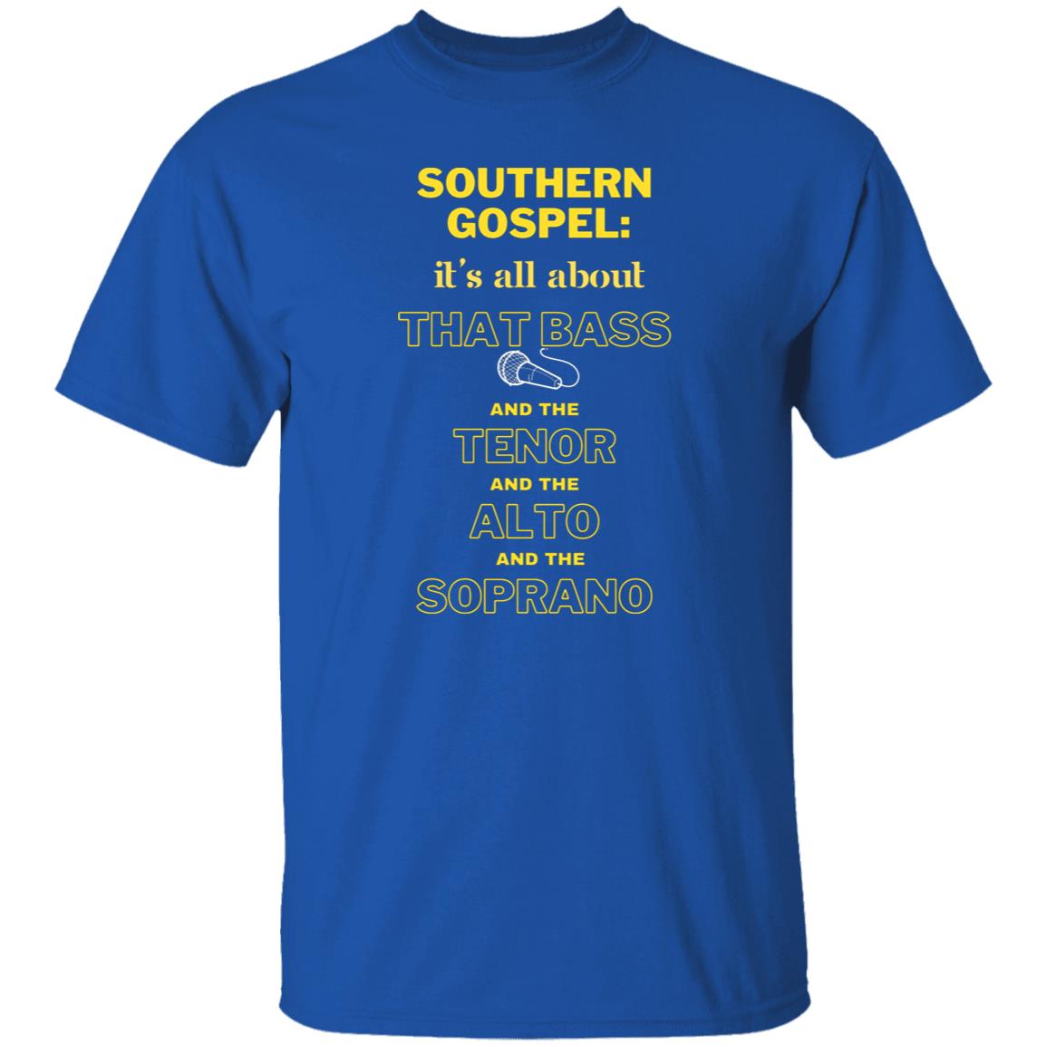 Southern Gospel: It's All About That Bass - Mixed Group - Short-Sleeve T-Shirt