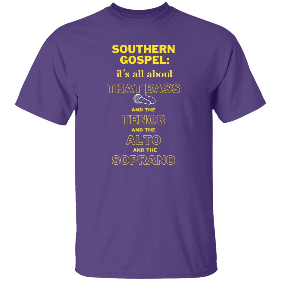 Southern Gospel: It's All About That Bass - Mixed Group - Short-Sleeve T-Shirt