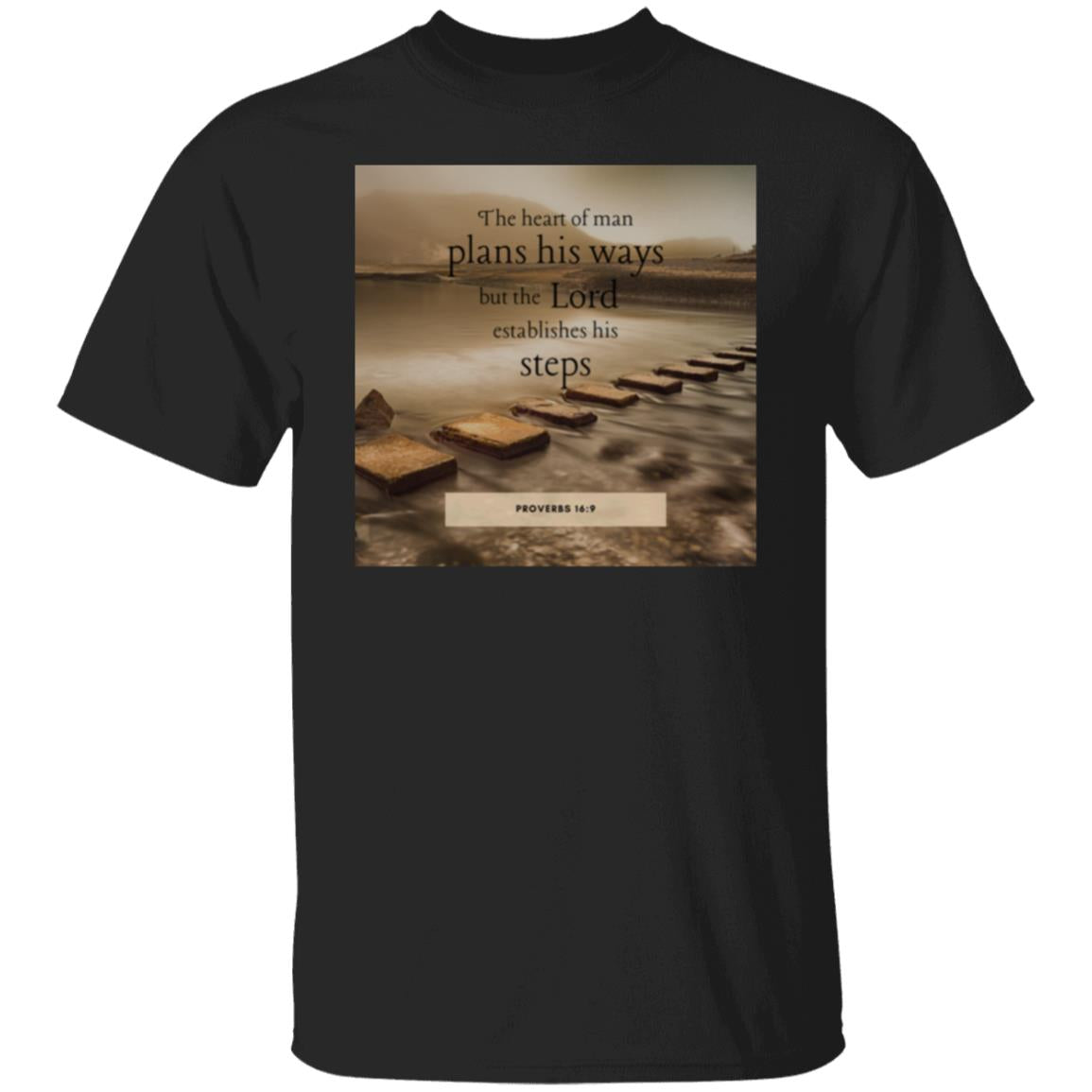 Proverbs 16:9 Bible Verse T-Shirt