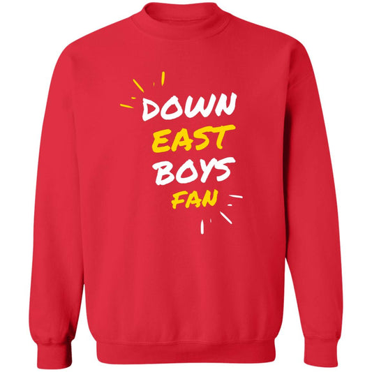 Down East Boys Fan Crewneck Pullover Sweatshirt