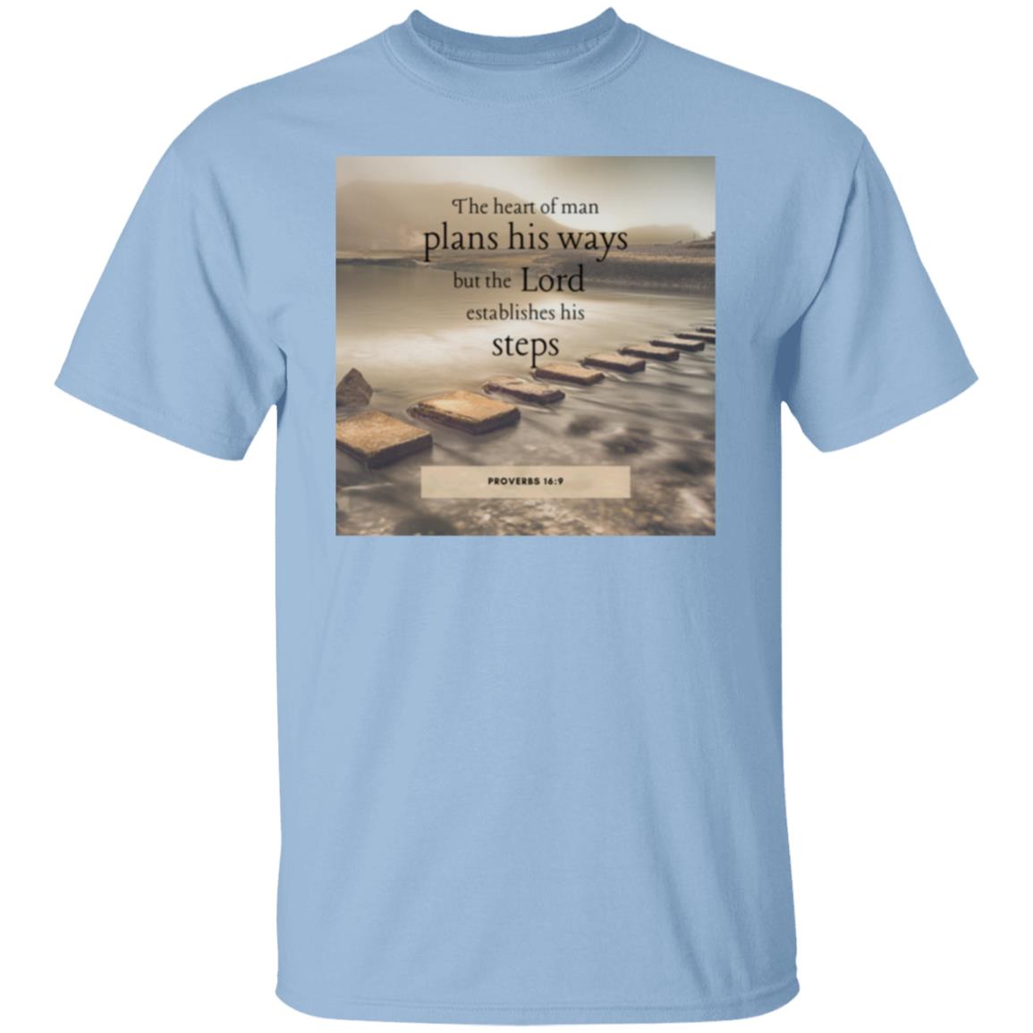 Proverbs 16:9 Bible Verse T-Shirt