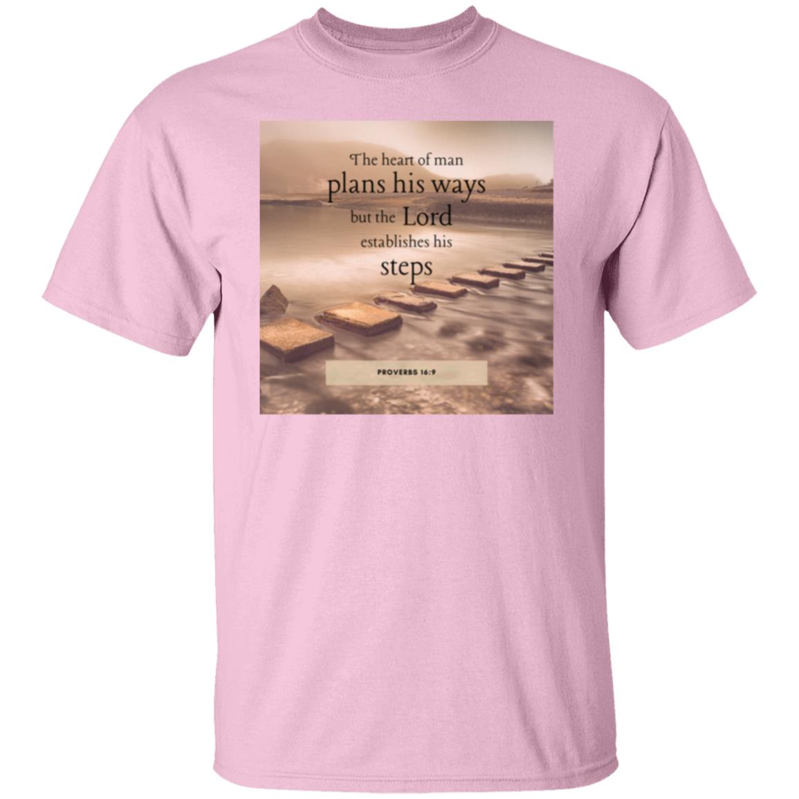 Proverbs 16:9 Bible Verse T-Shirt