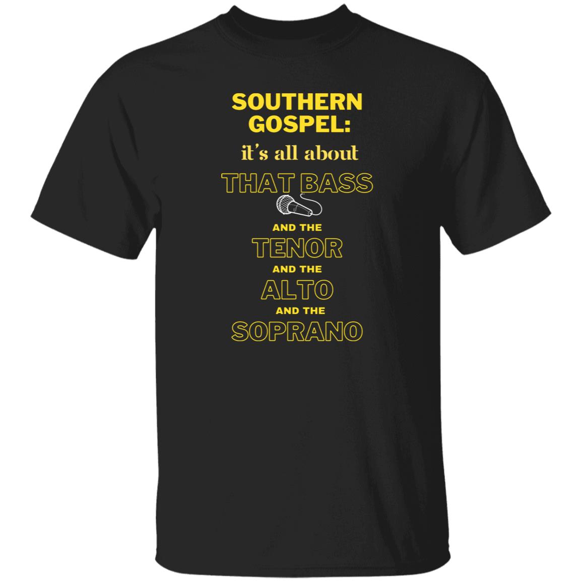 Southern Gospel: It's All About That Bass - Mixed Group - Short-Sleeve T-Shirt