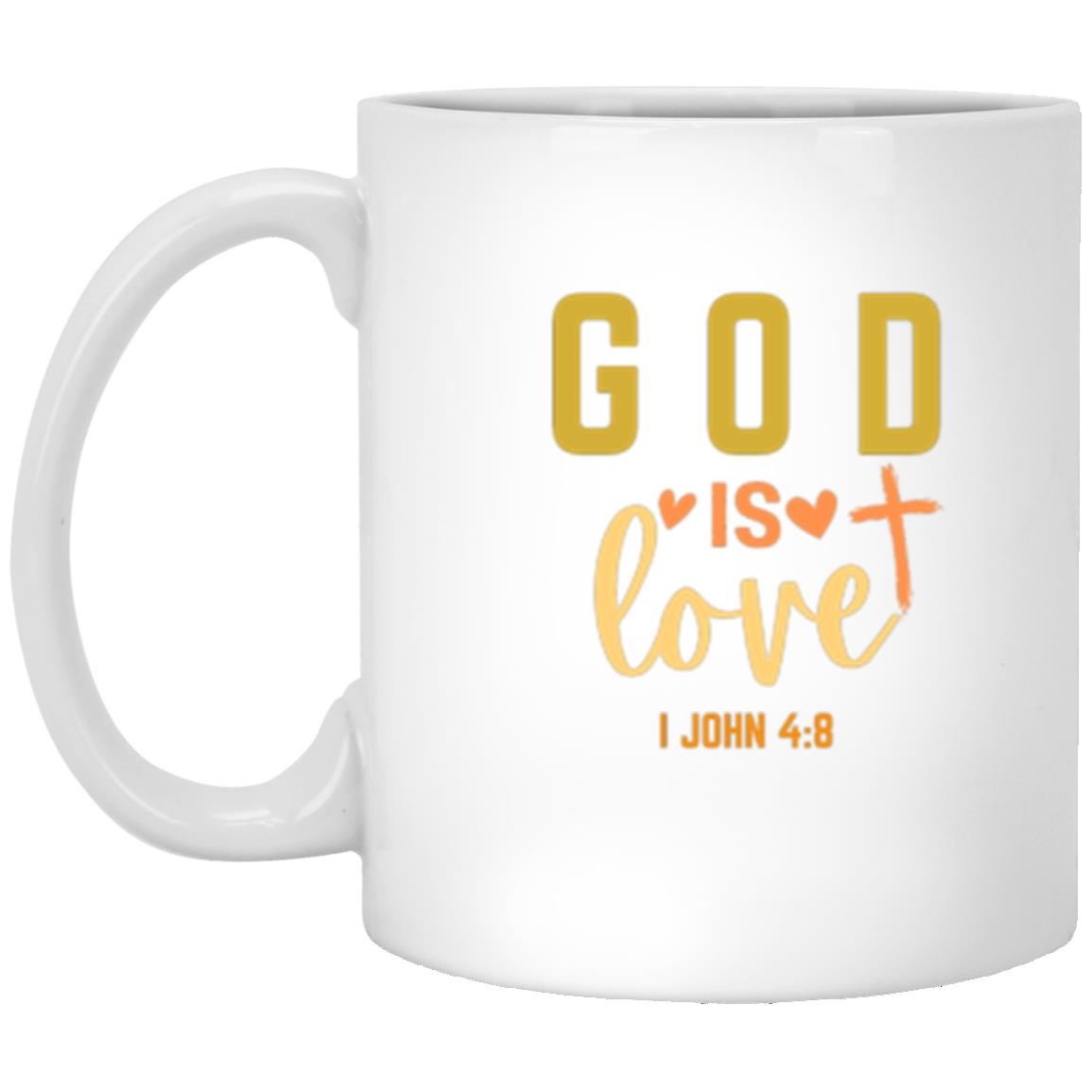 God Is Love White Mug