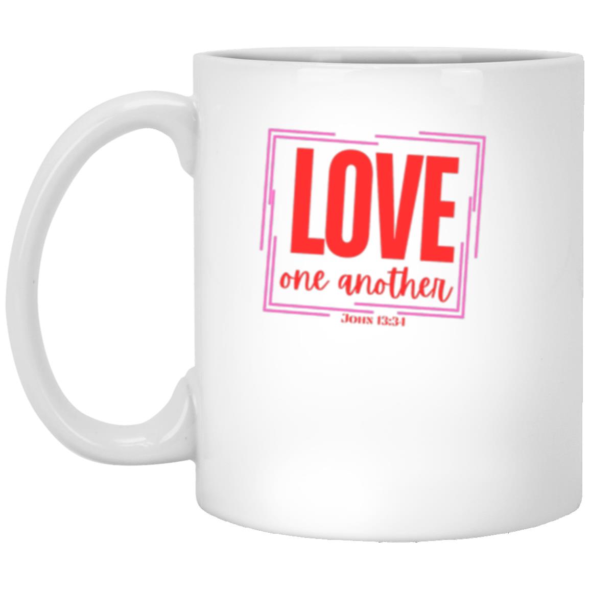 Love One Another White Mug