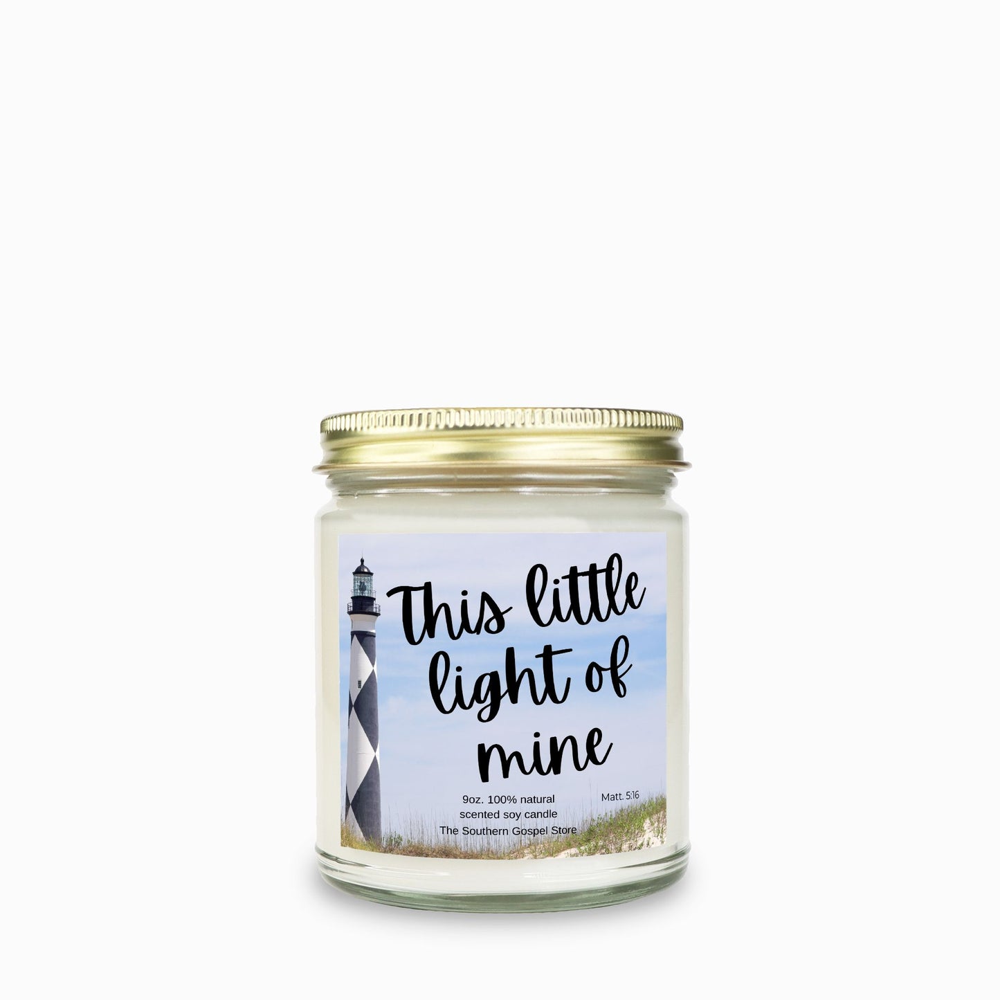 This Little Light Of Mine Candle Clear Jar - 9oz