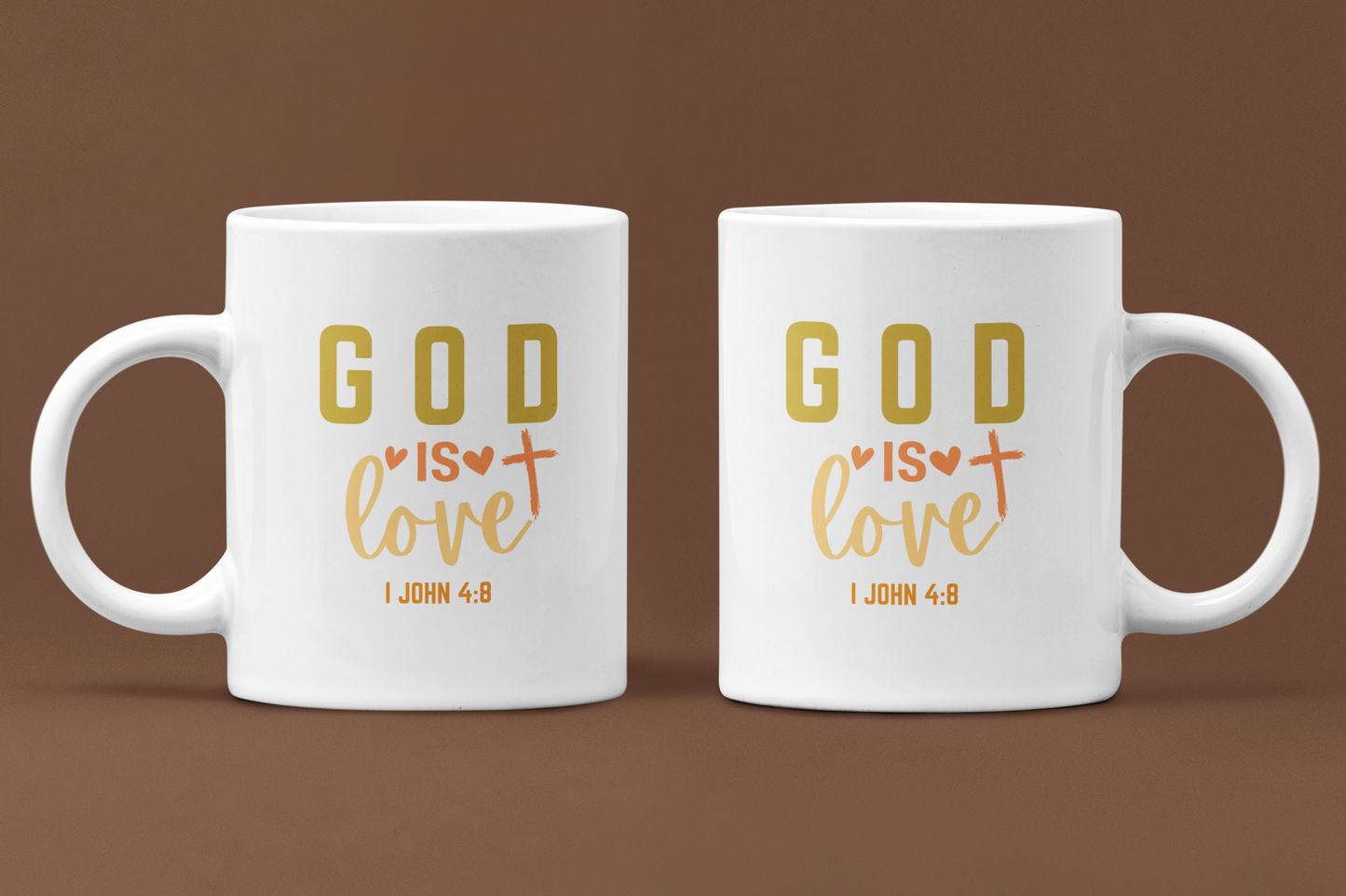 God Is Love White Mug