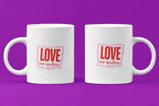 Love One Another White Mug